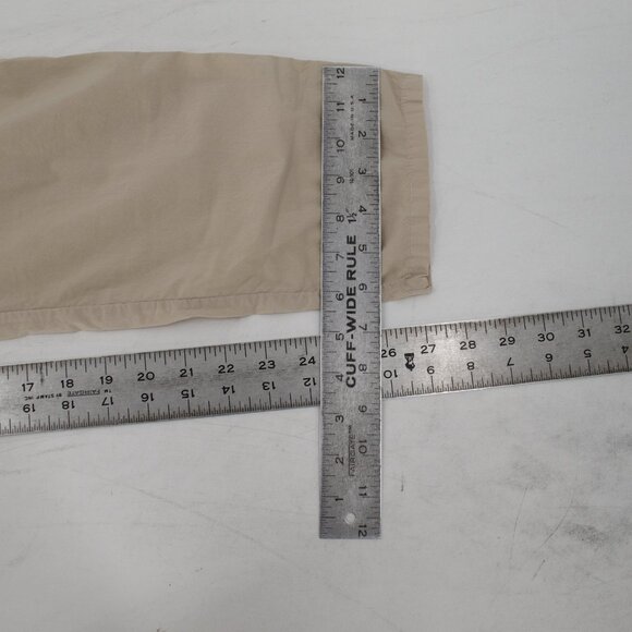 James perse pants women's 28 32x27 chino flat front button fly cotton blend - Picture 8 of 12